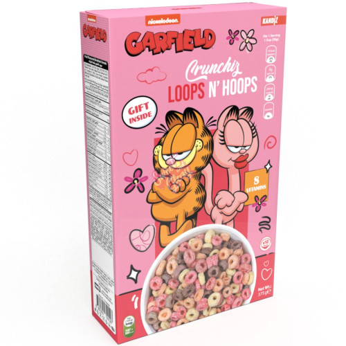 Nickelodeon Garfield Loops n' Hoops 375g - 12ct