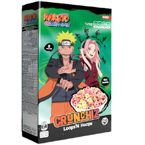 Naruto Loops n' Hoops 375g - 12ct