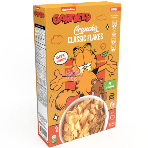 Nickelodeon Garfield Cornflakes 375g - 12ct