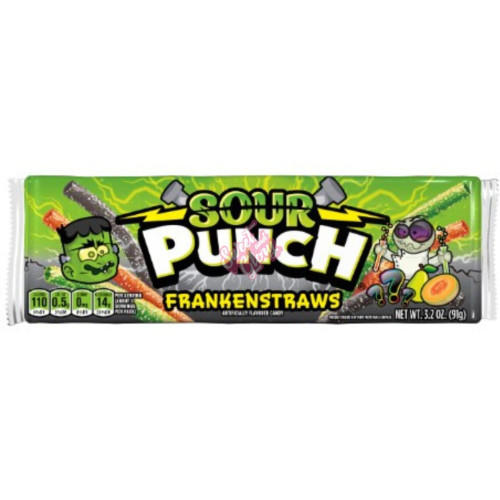 Sour Punch Frankenstraws 91g - Case