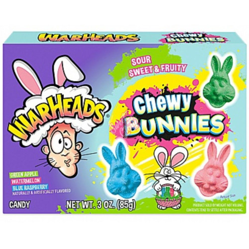 Warheads Chewy Bunnies 85g - Case