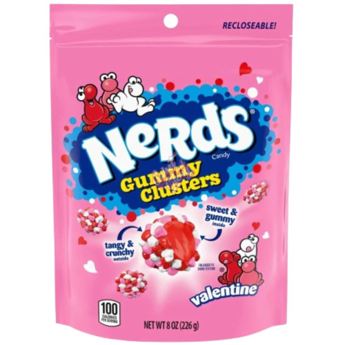 Nerds Valentine Gummy Clusters 227g - 6ct