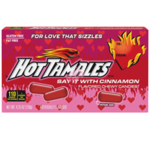 Hot Tamales Valentines 120g - 12ct