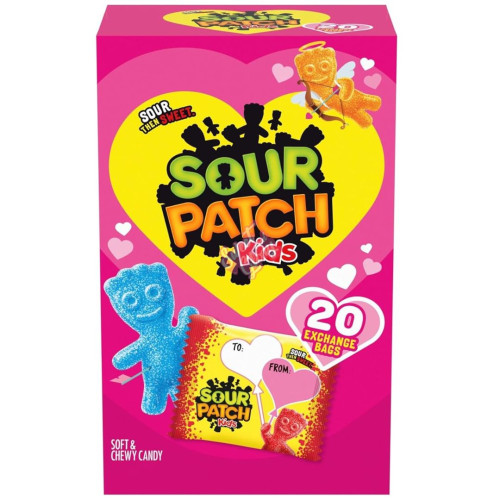 Sour Patch Kids Valentines Exchange Packs 250g - 6ct