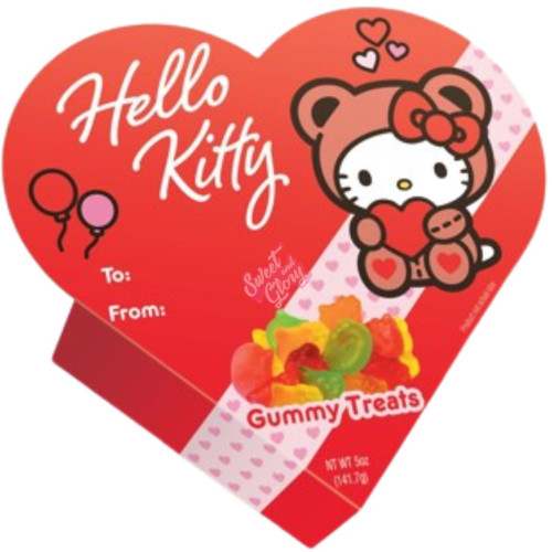 Hello Kitty Valentines Heart Box 142g - 7ct