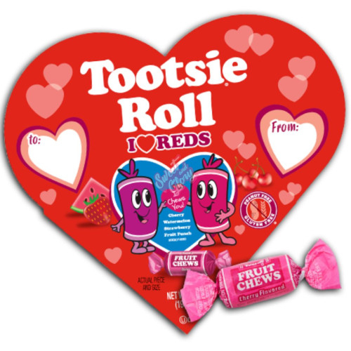 Tootsie Roll Heart Box 198g - 6ct