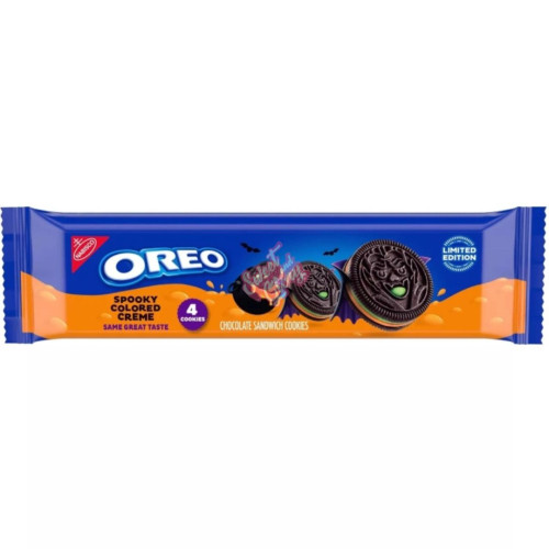 Oreo Spooky Coloured Creme limited edition biscuits