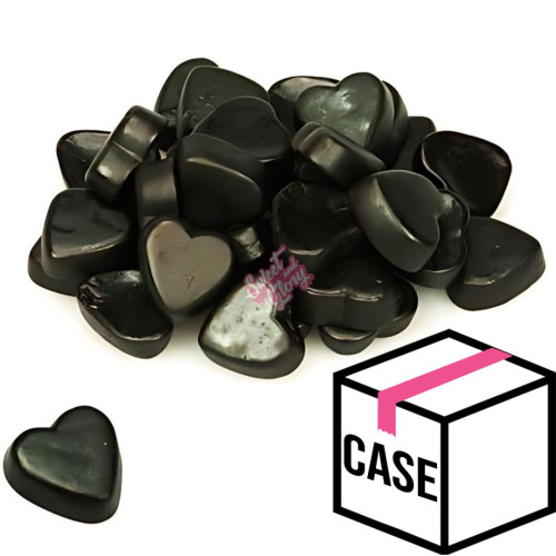 De Bron Liquorice Salty Hearts Sugarfree 1kg - Case