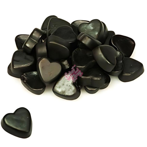 De Bron Liquorice Salty Hearts Sugarfree 1kg - 1ct