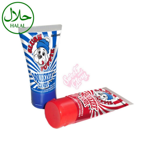 Slush Puppie Squeezee Blue Raspberry - Strawberry 60g - 12ct