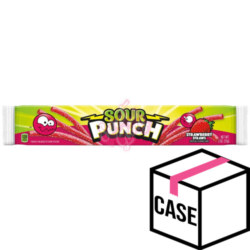 Sour Punch Strawberry 56g - Case