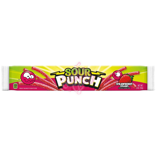 Sour Punch Strawberry 56g - 24ct