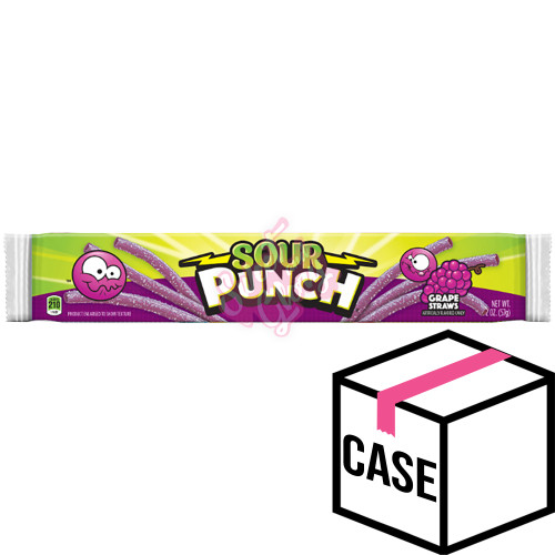 Sour Punch Grape 56g- Case