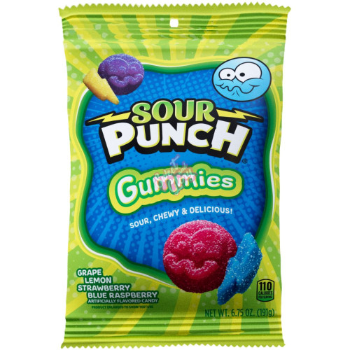 Sour Punch Gummies 191g - Case