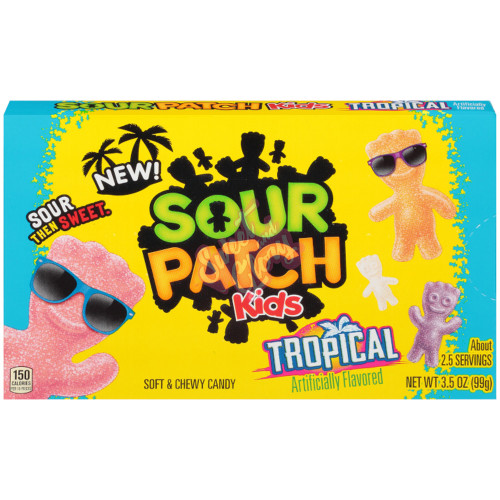 Sour Patch Kids Tropical Theatre 99g - 12ct