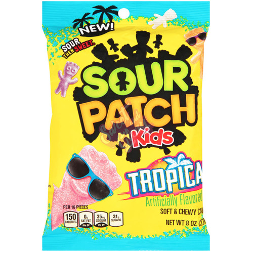 Sour Patch Kids Tropical 8ct 226g - 8ct