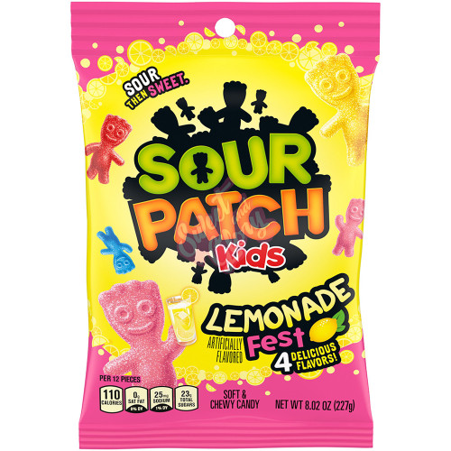 Sour Patch Kids Lemonade Fest 227g - 12ct