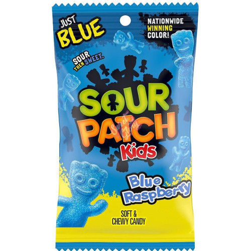 Sour Patch Kids Blue Raspberry Peg Bag 226g - 12ct