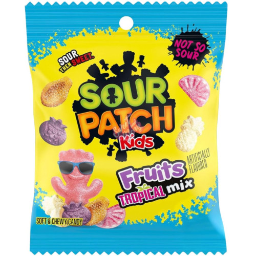 Sour Patch Kids Fruits Tropical Mix 87g - Case