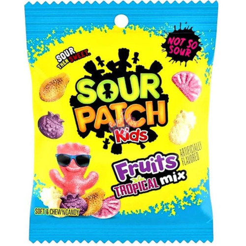Sour Patch Kids Fruits Tropical Mix 206g - 12ct