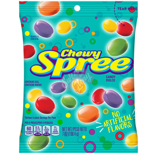 Spree Chewy Peg Bag 198g - 12ct