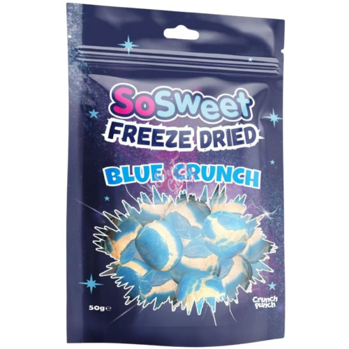 SoSweet Freeze Dried Blue Crunch 50g - Case