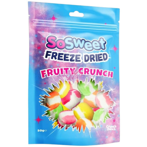 SoSweet Freeze Dried Fruity Crunch 50g - Case
