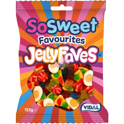 SoSweet JellyFaves 125g - 12ct