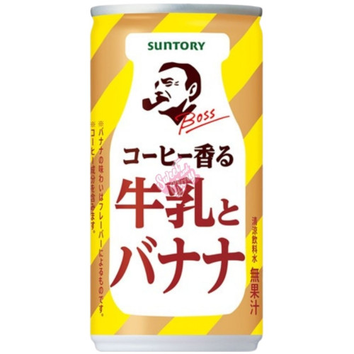 Suntory Boss Coffee Milk & Banana Flavour (Japan) 185g - 30ct