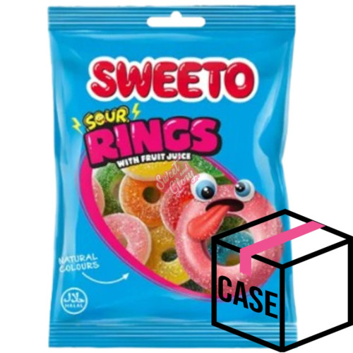 Sweeto Sour Rings 80g - Case