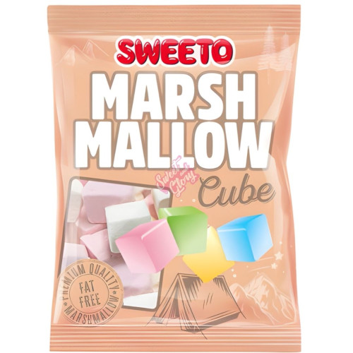 Sweeto Marshmallow Cube 140g - 12ct