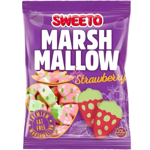 Sweeto Marshmallow Strawberry 140g - Case