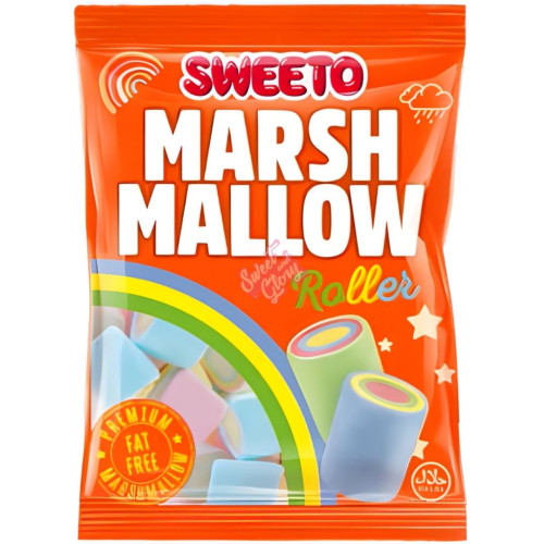 Sweeto Marshmallow Roller 140g - 12ct