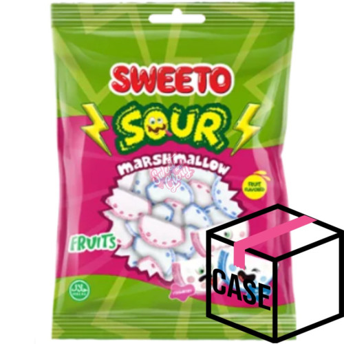 Sweeto Sour Marshmallow Fruits 100g - Case