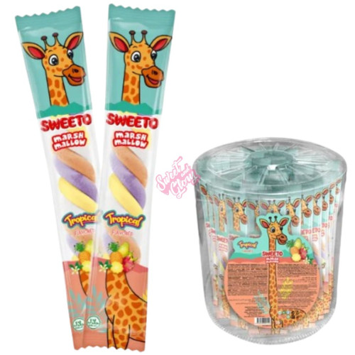Sweeto Marshmallow Twister Tropical 20g - 36ct