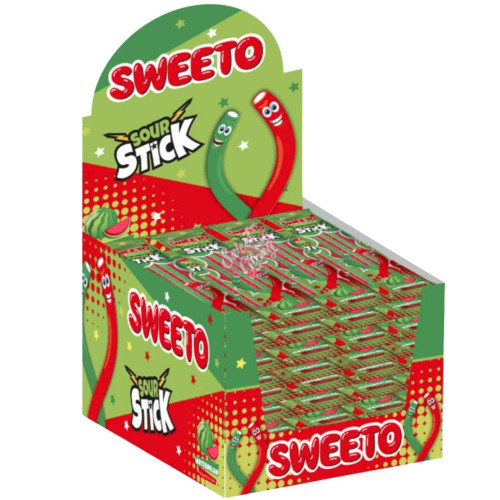 Sweeto Sour Sticks Watermelon 30g - 24ct