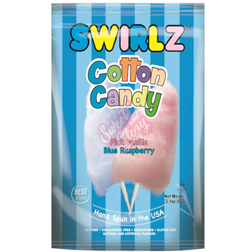 Swirlz Cotton Candy 88g - 12ct
