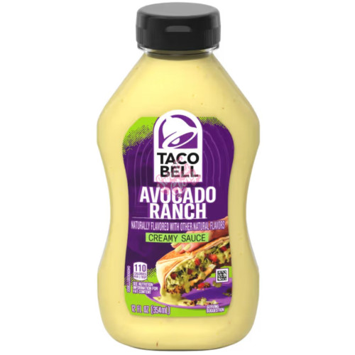 Taco Bell Creamy Avocado Ranch Sauce 354ml - 8ct