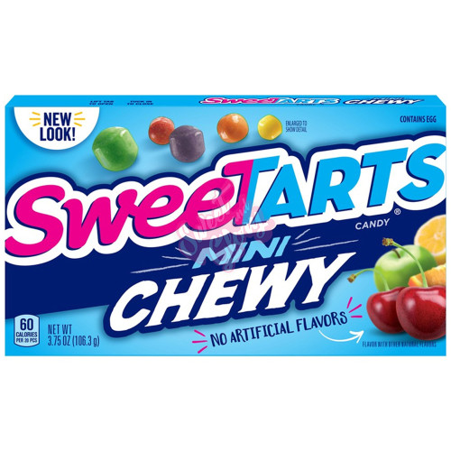 Chewy Mini Sweetarts Theatre 106g - 12ct