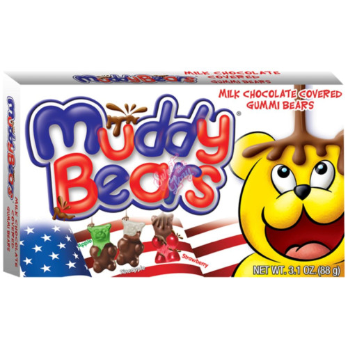 Muddy Bears Red White & Blue 88g - 12ct