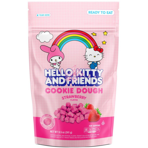 Hello Kitty Cookie Dough Strawberry 241g - 10ct