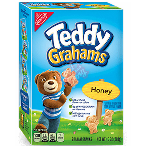 Teddy Grahams Honey 283g - 6ct