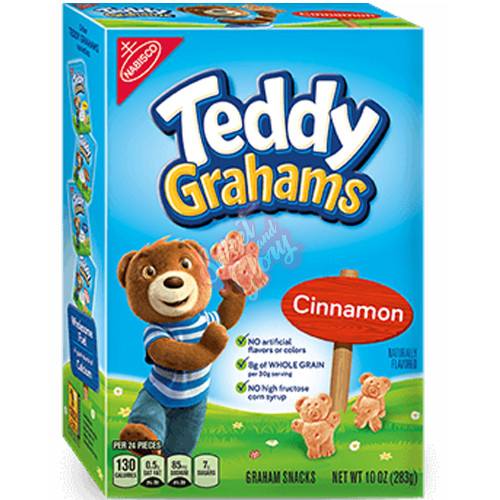 Teddy Grahams Cinnamon 283g - 6ct