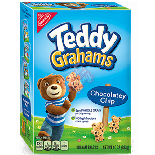 Teddy Grahams Chocolatey Chip 283g - 6ct