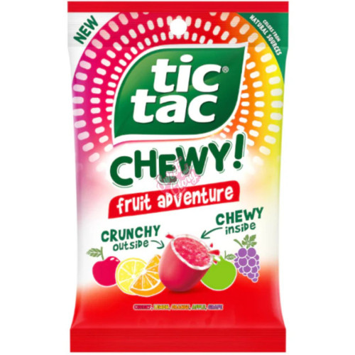 Tic Tac Chewy Fruit Adventure 79g - Case