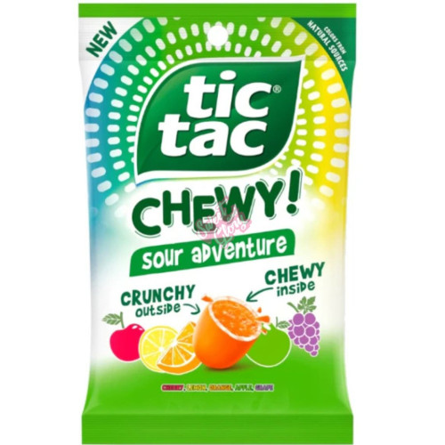 Tic Tac Chewy Sour Adventure 79g - Case