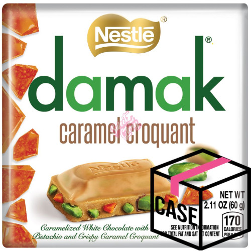 Nestle Damak Caramel Croquant with Pistachio 60g - Case