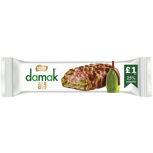 Nestle Damak Ala Chocolate Wafer with Pistachio PMP 30g - 12ct