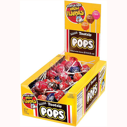 Tootsie Pops Box 17g - 100ct