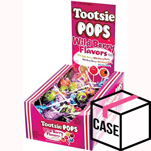 Tootsie Pops Box Wildberry 17g - Case